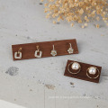 Support de bijoux en bois support de boucles d&#39;oreilles en bois support